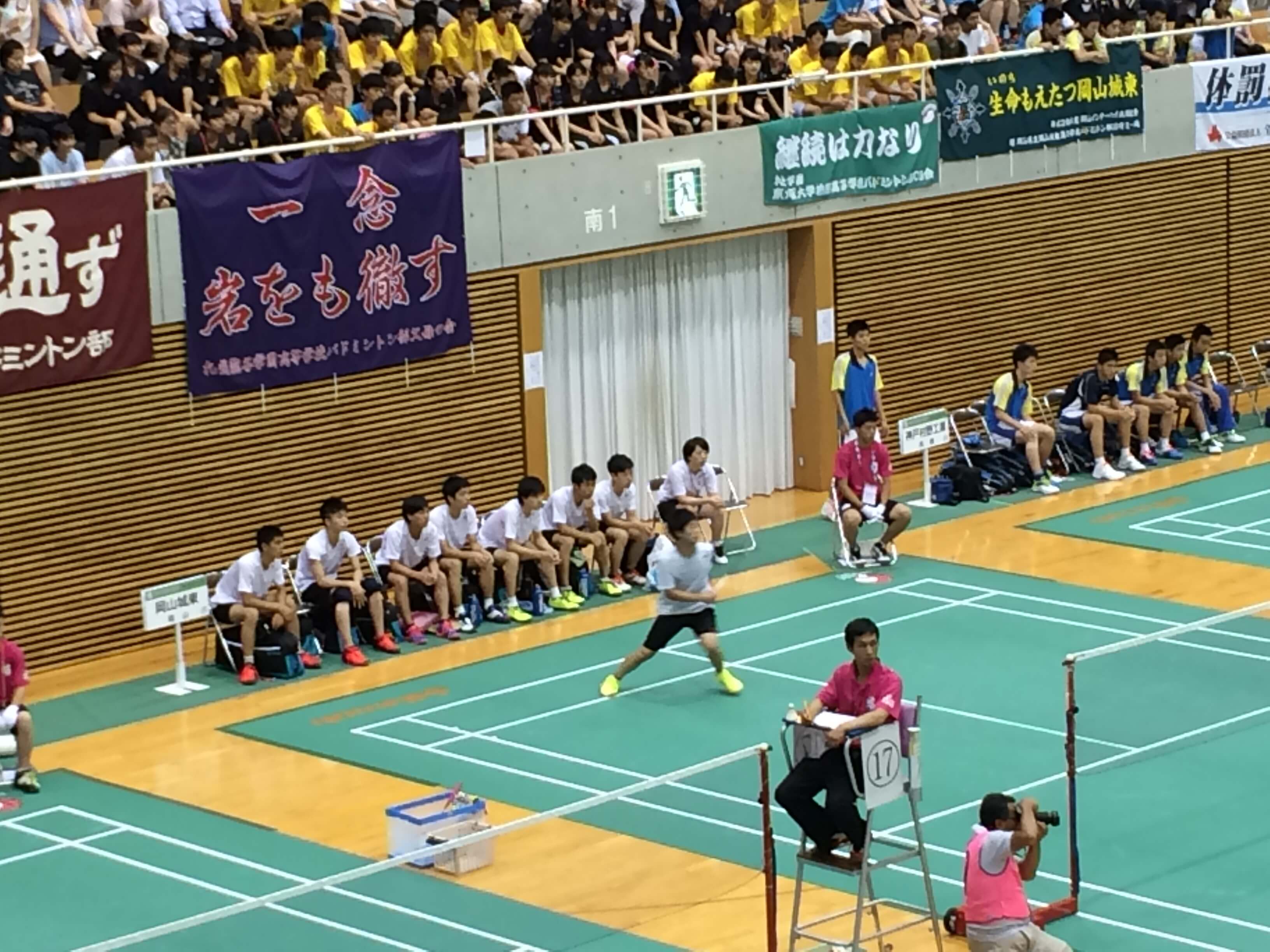 バドミントンに適した横断幕とは 人気デザインとよく使われる言葉選 旗 幕ドットコムstaffブログ