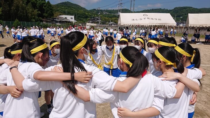 体育祭の円陣