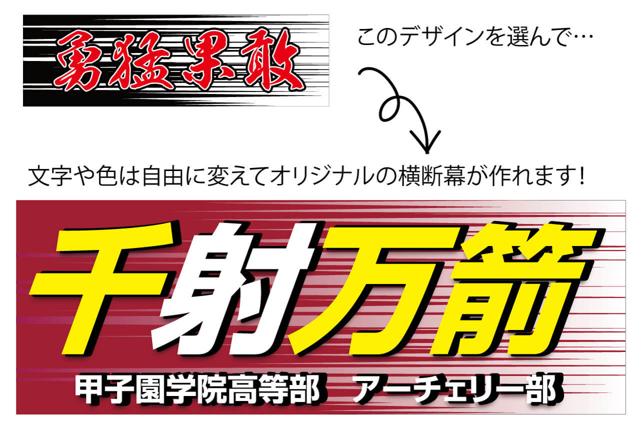 サンプルの変更例