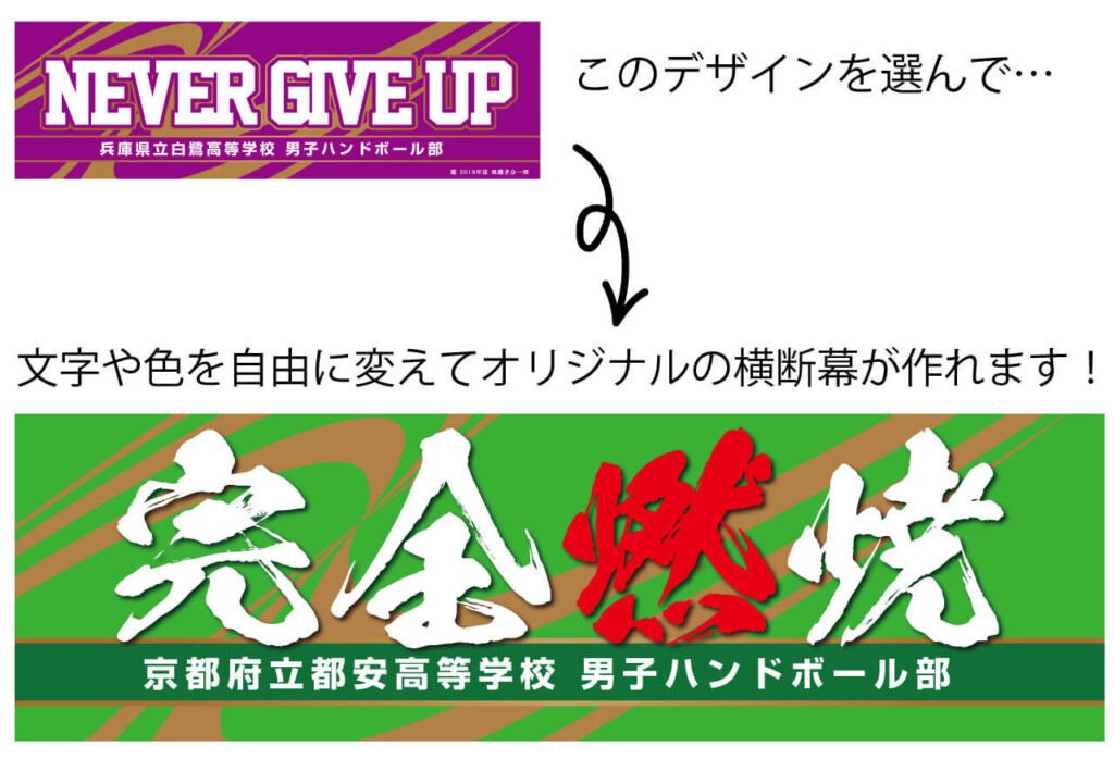 サンプルの変更例