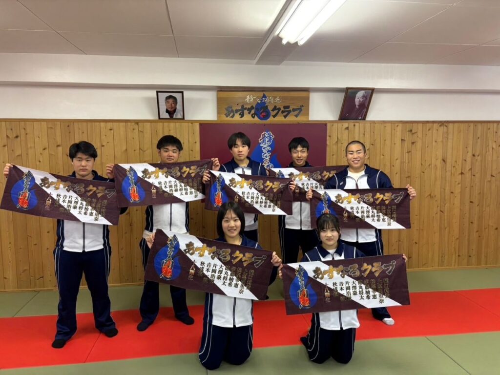 卒団記念のフェイスタオル