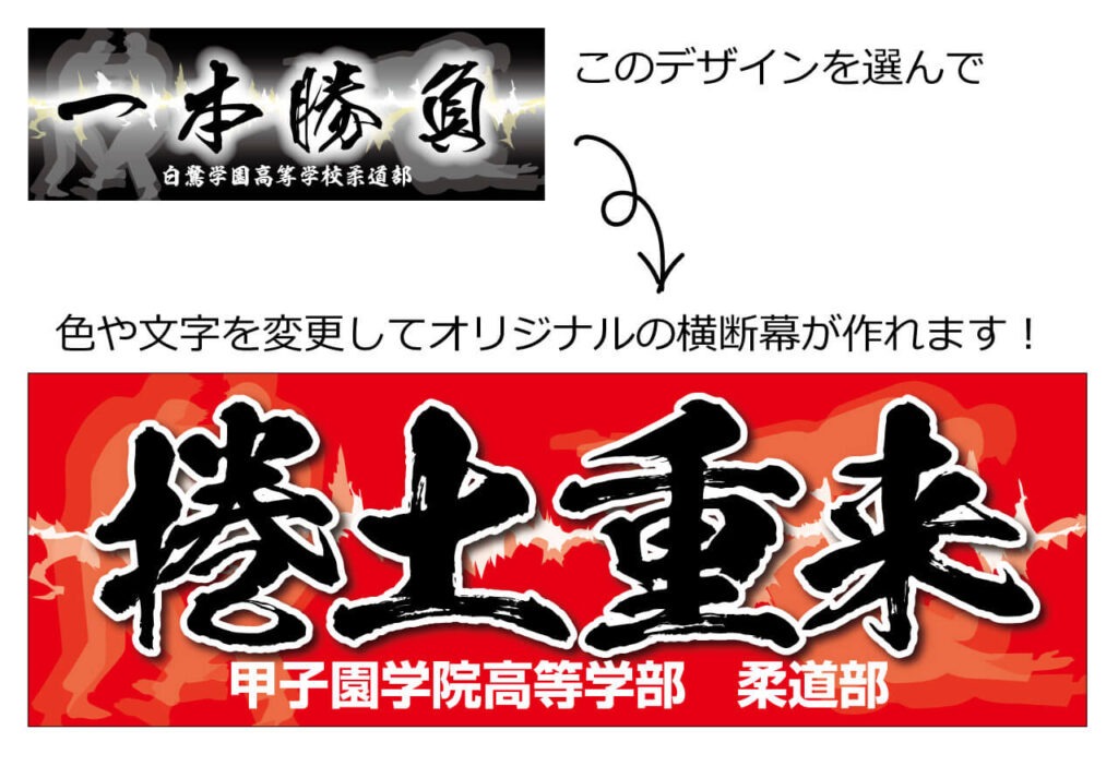 サンプルの変更例