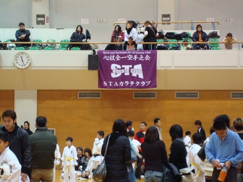 横断幕の設置例