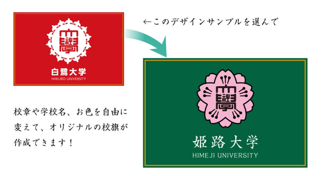 デザインサンプル変更例
