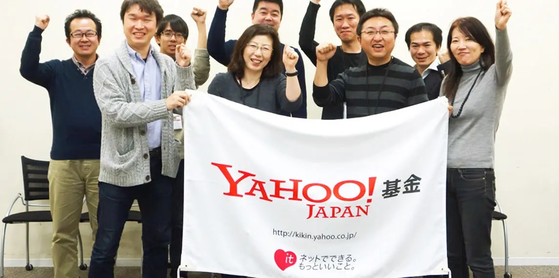 Yahoo!JAPAN基金の社旗